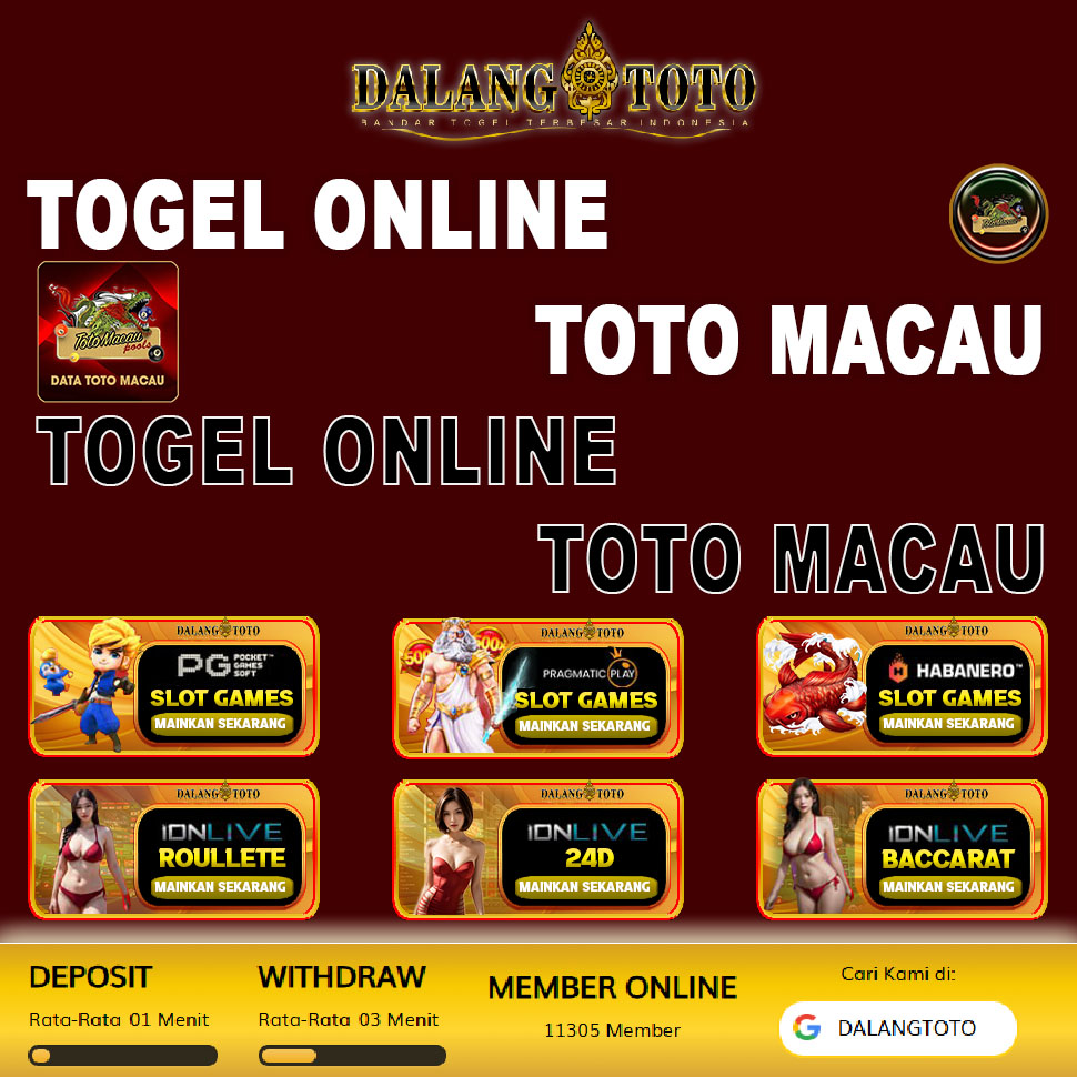 Dalangtoto » Daftar Togel Online Terlengkap  & Data Toto Macau Terpercaya